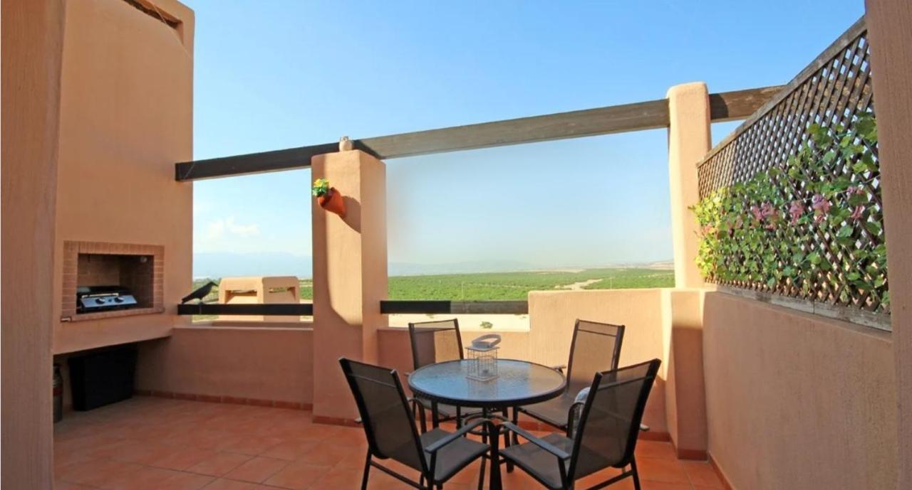 Casa Leona: Fully Furnished, Secure Golf Resort Penthouse Apartment With Gorgeous Views In Murcia Exterior photo